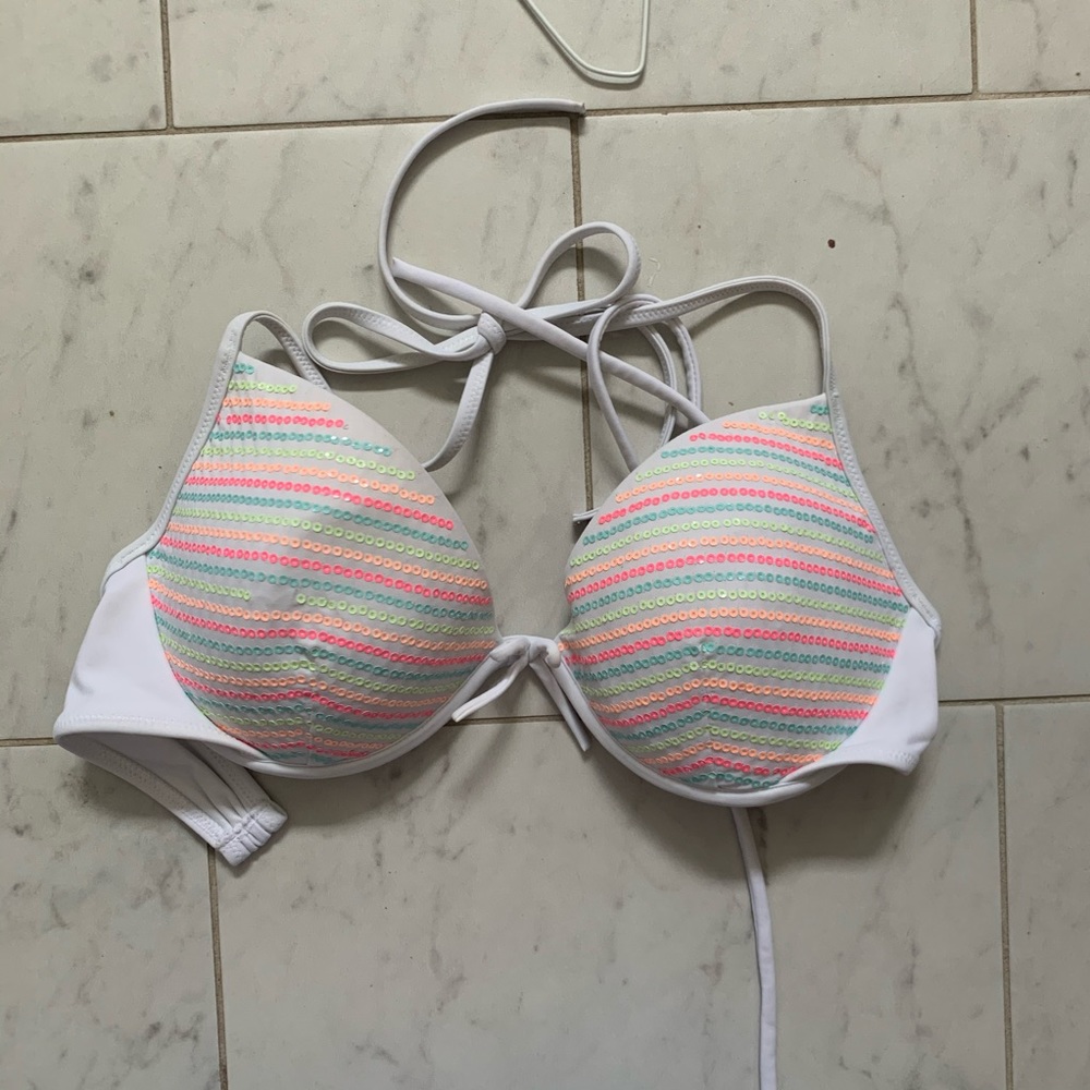 Victoria’s Secret Sequin Bikini Top